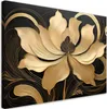 Leinwandbild Beige Blume 60x40 Feeby Beige bild für die Produktbild-Vorschau 1