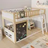 Kinder-Hochbett mit Tafel, Aufbewahrungsbox und Produktbild-Vorschau 4