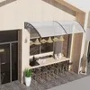 UISEBRT 200*100cm šedá střešní stříška na dveře a balkony Náhled obrázku produktu 11