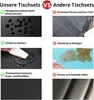 Tischsets abwaschbar 6er Set, Abwischbar Lederoptik Produktbild-Vorschau 3
