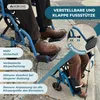 Mobiclinic Rollstuhl faltbar Faltrollstuhl Orthopädisch Produktbild-Vorschau 8