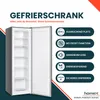 homeX Gefrierschrank No Frost, Tiefkühlschrank groß - 204 Produktbild-Vorschau 2
