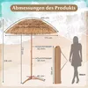 Parapluie de plage style hawaïen avec support pliable & Voir les images du produit 2