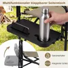 Skladací režisérsky stolička COSTWAY, kempingová stolička s Náhľad obrázku produktu 6