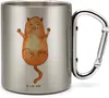 Mr. & Mrs. Panda Teetasse Katze Umarmen - Transparent - Produktbild-Vorschau 1