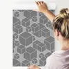 10m VLIES TAPETE Rolle Geometrie Muster Ornamente Kuben XXL Produktbild-Vorschau 4