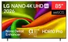 LG NANO 4K UHD AI 85NU850B6LA, 2,16 m (85"), 3840 x 2160 Produktbild-Vorschau 10