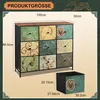 Komoda Fortuna Lai z 9 szufladami z tkaniny, kredens z Podgląd zdjęcia produktu 5