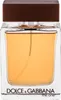 A close-up, front-facing studio shot of a bottle of Dolce & Gabbana The One For Men Eau de Toilette. Produktbild-Vorschau