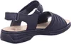 Rieker Damen Echtleder Sandale schwarz, Damen:39 EU Produktbild-Vorschau 39