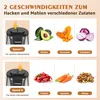 FATABETA Gemüseschneider mit 500 W, zwei 2 L Schüsseln Produktbild-Vorschau 5