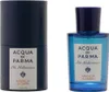 A bottle of Acqua di Parma Blu Mediterraneo Arancia di Capri Eau de Toilette and its cylindrical packaging are shown against a white background. Náhľad obrázku produktu