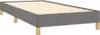 vidaXL Rám postele bez matrace tmavě šedý 90x200 cm látka Náhled obrázku produktu 3