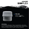 Halder SIMPLEX-Schonhammer 30 TPE-soft/TPE-mid TE SIMPL Voir les images du produit 3