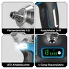 Akku-Schlagschrauber 700Nm,4 Gänge Vorwärts/Rückwärts,1/2" Produktbild-Vorschau 10