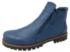 andrea conti  Damenschuhe Reißverschluss Stiefel Blau Productafbeelding-voorbeeld 11