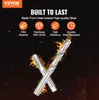 A marketing image showing a drill bit and a tap with flames around them, along with feature callouts. Podgląd zdjęcia produktu