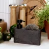 HOMLA Dozownik z pojemnikiem na gąbkę czarny 17x15 cm Podgląd zdjęcia produktu 3