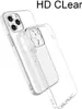 A clear phone case is shown next to a phone with a clear case on it. Produktbild-Vorschau