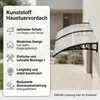 Mucola Haustürvordach Pultvordach Haustürüberdachung Tür Produktbild-Vorschau 3