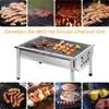 SunJas Holzkohlegrill, Edelstahl Holzkohlegrill Tragbar, Produktbild-Vorschau 6