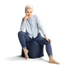 Magma Heimtex sedací vak SCUBA Cube, cca 40x40x40cm jeans Náhled obrázku produktu 3