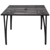 DEGAMO Gartentisch Esstisch Tisch CLASSIC 100x100cm, Produktbild-Vorschau 4