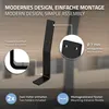 ML-Design 2x držák opěradla, černý, z oceli, pro lavice, Náhled obrázku produktu 3