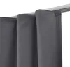 Beautissu 2er Set Thermovorhang Gardine Anthrazit Amelie Produktbild-Vorschau 2