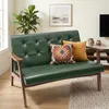 2-Sitzer skandinavisches Sofa aus Kunstleder, mit Produktbild-Vorschau 1