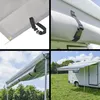 Senkrechtmarkise 9 mm Keder – Seitenwand 430 × 200 cm für Produktbild-Vorschau 5