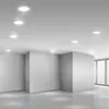An empty, modern room with recessed ceiling lights and reflective floors. Podgląd zdjęcia produktu