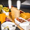 Bambusbrett für Aufschnitt, Käse und Snacks + Messer- und Produktbild-Vorschau 5