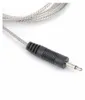 A close-up of a black and silver audio cable with a jack connector. Produktbild-Vorschau