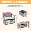 COSTWAY 3-in-1 Kinder Tisch & Stuhl-Set mit 2 abnehmbaren Produktbild-Vorschau 7
