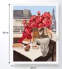Peinture par numéros avec cadre Images à peindre - Blooming Voir les images du produit 3