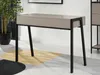 A modern desk with black metal legs and a beige tabletop. Anteprima dell’immagine prodotto
