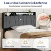 INONEFT Boxspringbett Polsterbett 90x200 mit LED & Produktbild-Vorschau 5