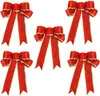 INF Fiocchi natalizi Decorazione natalizia rossa, Anteprima dell’immagine prodotto 1