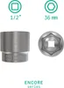 Chiave a bussola esagonale da 36 mm con attacco da 1/2″ Anteprima dell’immagine prodotto 4