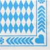 Servietten, 3-lagig 1/4-Falz 33 cm x 33 cm "Bayrisch Blau" Produktbild-Vorschau 1