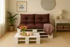 Cuscini per pallet marrone|Seduta 120x60 + schienale Anteprima dell’immagine prodotto 7
