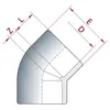 PVC - kolanko U 45° 50 mm PN16 Podgląd zdjęcia produktu 2