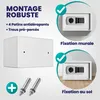 DEUBA® Sejf 31x20x20cm Podwójne stalowe rygle Stalowe drzwi Podgląd zdjęcia produktu 10