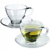 KADAX Gläser "Zinal", Tasse mit Untertasse, Glastasse mit Produktbild-Vorschau 1