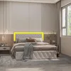 INONEFT Boxspringbett 140×200 mit LED,Polsterbett Produktbild-Vorschau 8