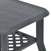 vidaXL Stolik kawowy antracytowy 90x60x46 cm plastikowy Podgląd zdjęcia produktu 4