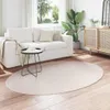 vidaXL Bereichsteppiche Oval HUARTE Sand 140 x 200 cm 100 Produktbild-Vorschau 3