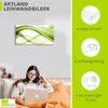 ARTland Leinwandbild Abstrakte Komposition (grün) Größe: Produktbild-Vorschau 3