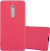 Cadorabo Hülle für Nokia 5 2017 Schutzhülle in Rot Produktbild-Vorschau 1